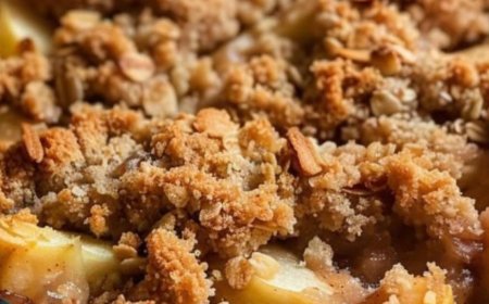 Old Fashioned Apple Crisp WANT TO SAVE THIS RECIPE?