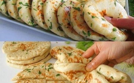Homemade Garlic Herb Flatbread