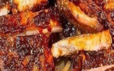 Ribs with Honey Garlic Ingredients Four