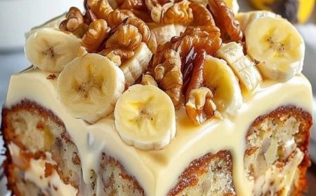 Banana Walnut Cake