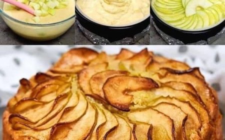Delicious apple yogurt cake