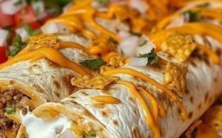 Cheesy Beef Burritos