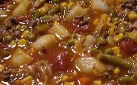 Best Ever Easy Vegetable Beef Soup
