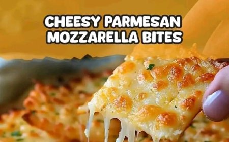 Cheesy Parmesan Mozzarella Bites