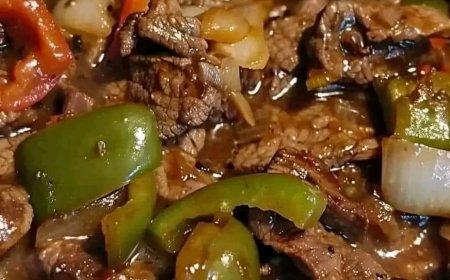 PEPPER STEAK IN A CROCK POT
