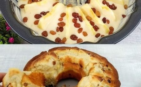 Apple Raisin Bundt Cake