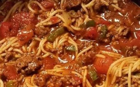 Spaghetti meat sauce recipe
