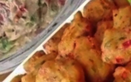 Beignets avec fromage de légumes