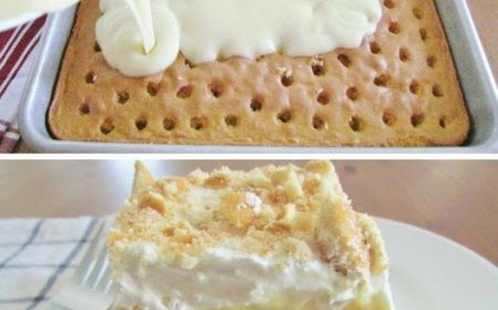 BANANA PUDDING POKE CAKE