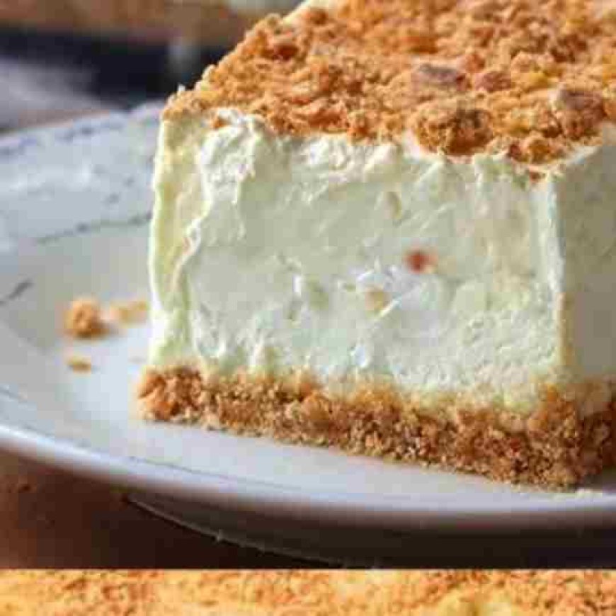 Receta de barras de pastel de queso sin necesidad de hornear.