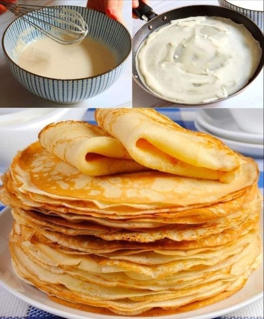 Classic Homemade Crepes