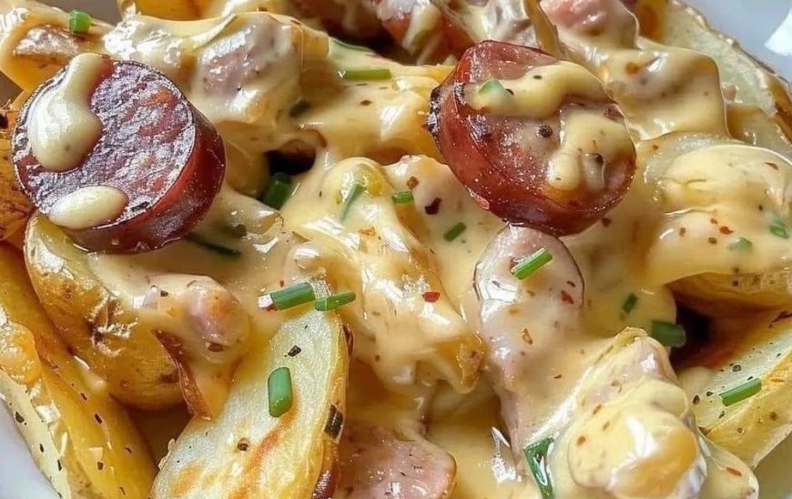 Cheesy Sausage and Potato Skillet