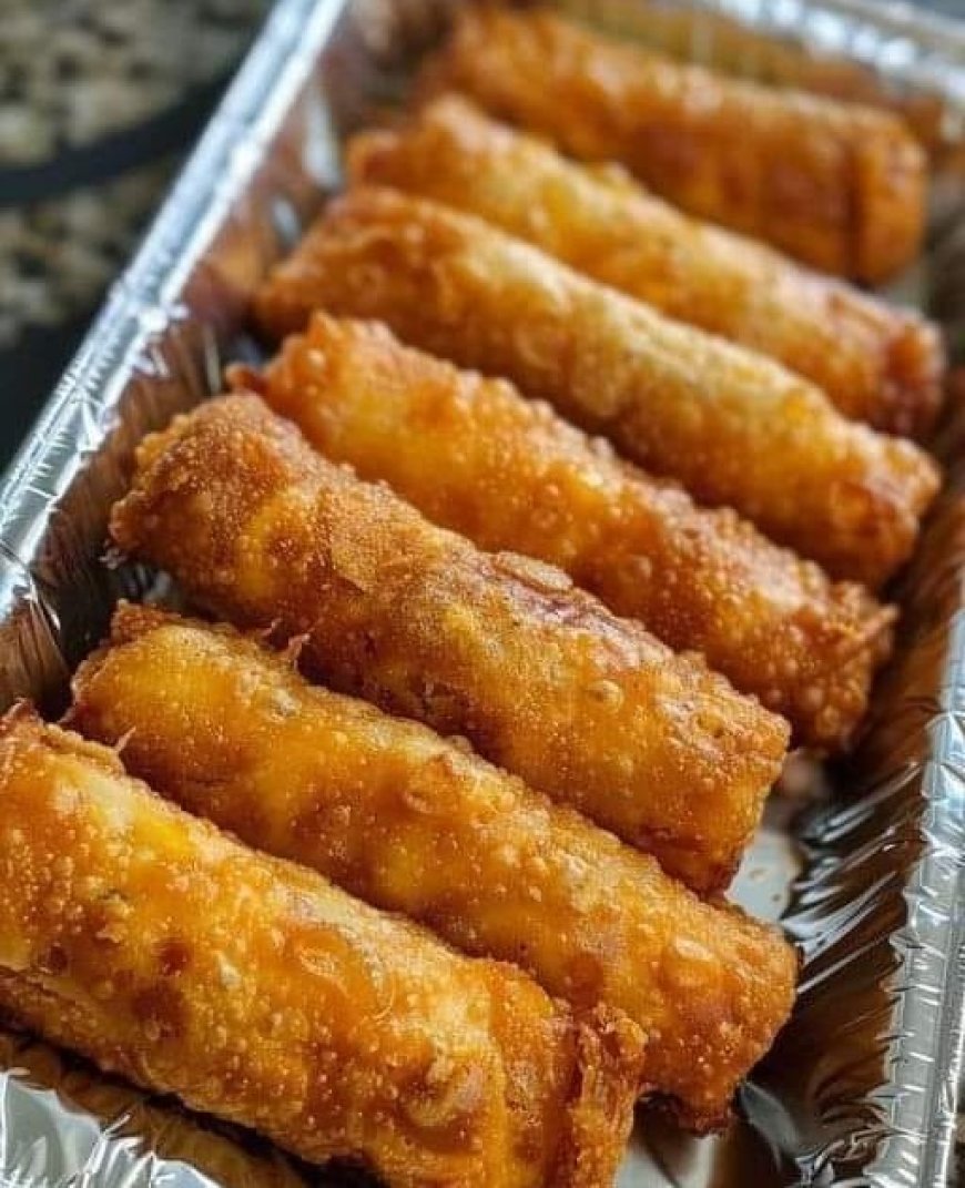 Crab Rangoon Egg Rolls