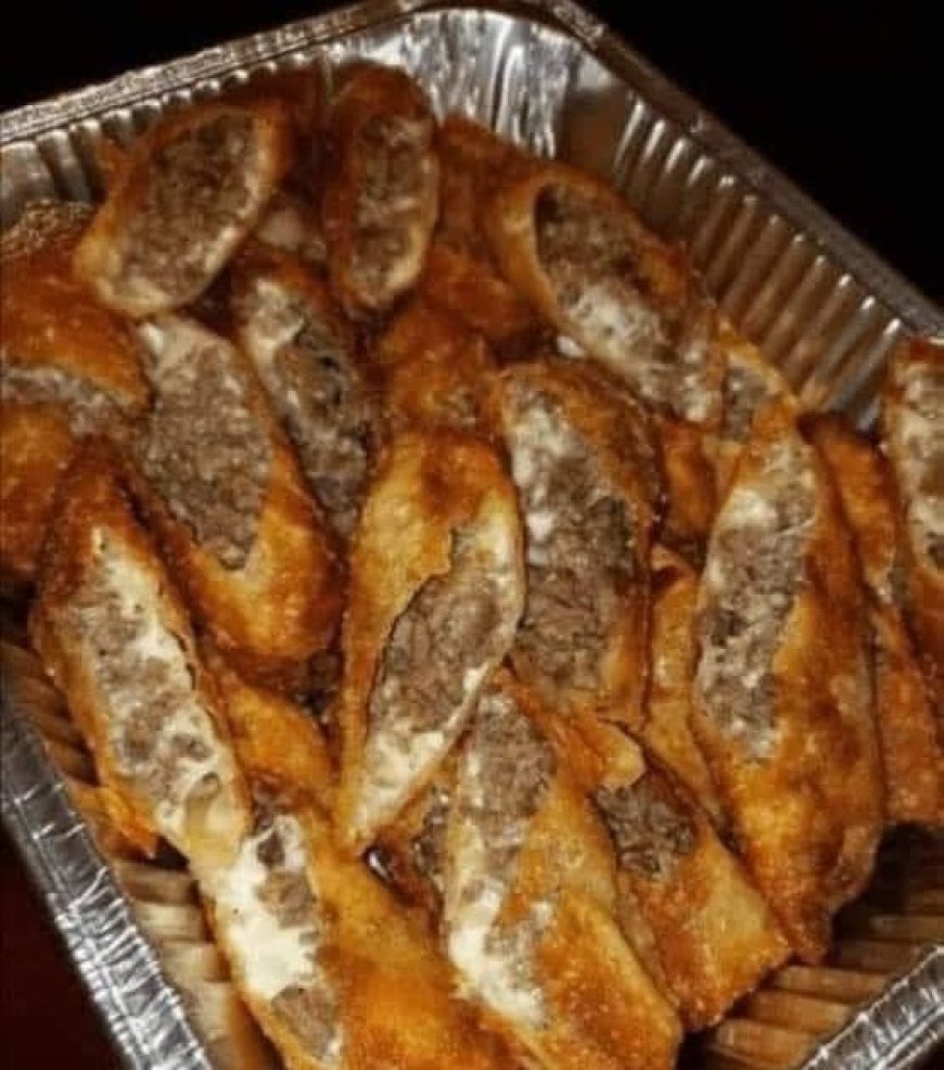 PHILLY CHEESESTEAK EGG ROLLS