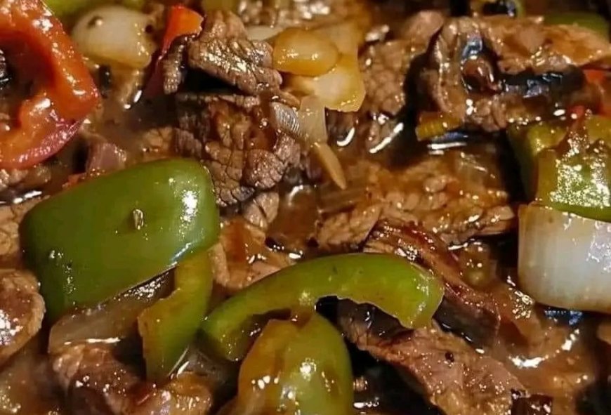 PEPPER STEAK IN A CROCK POT