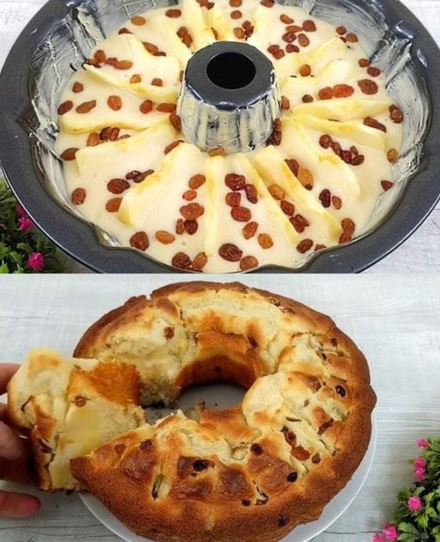 Apple Raisin Bundt Cake