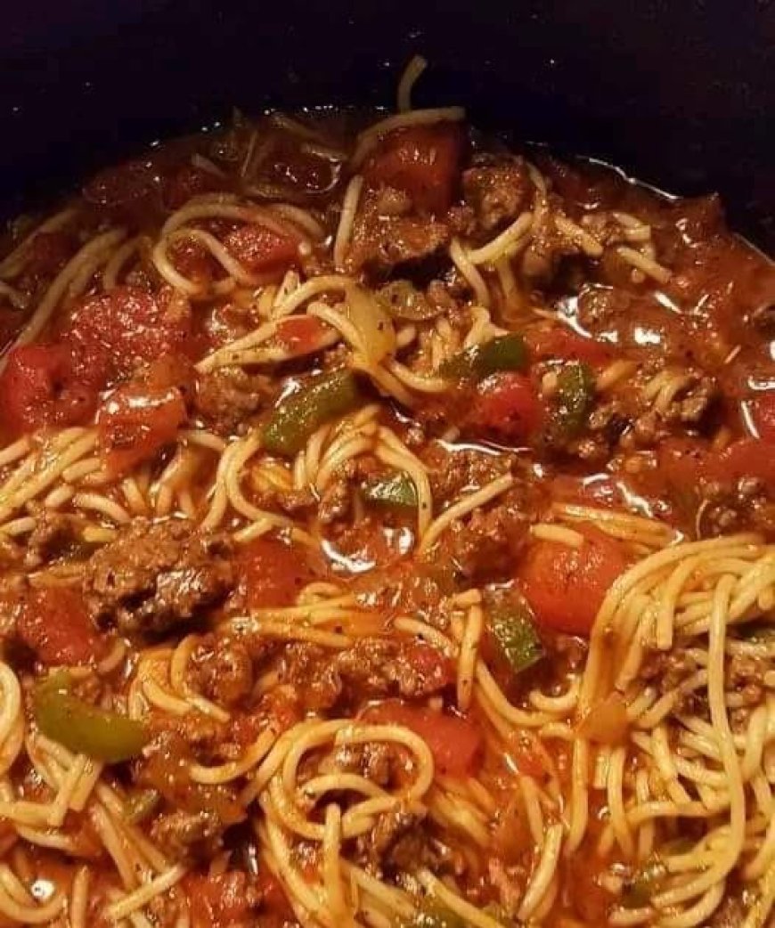 Spaghetti meat sauce recipe