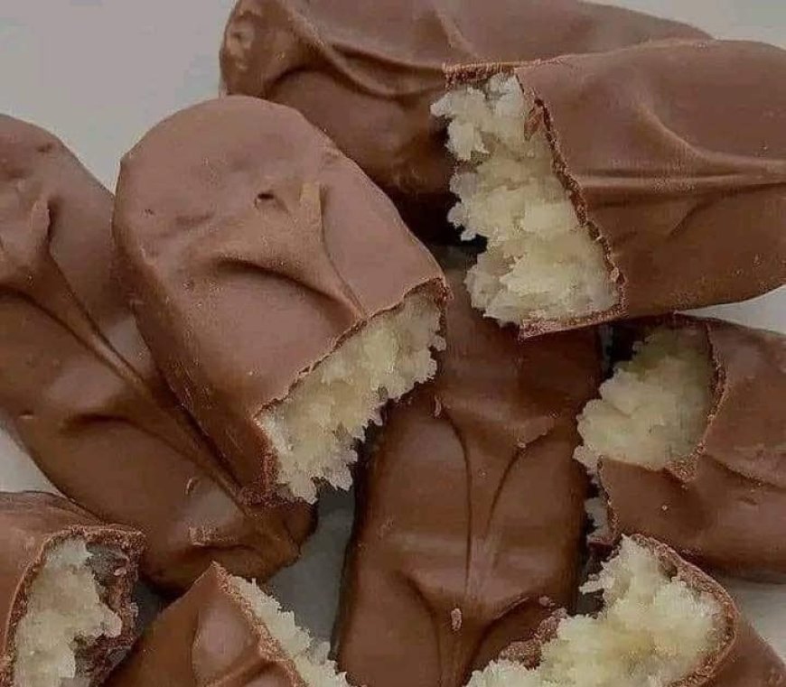 Made from scratch chocolate coconut bars