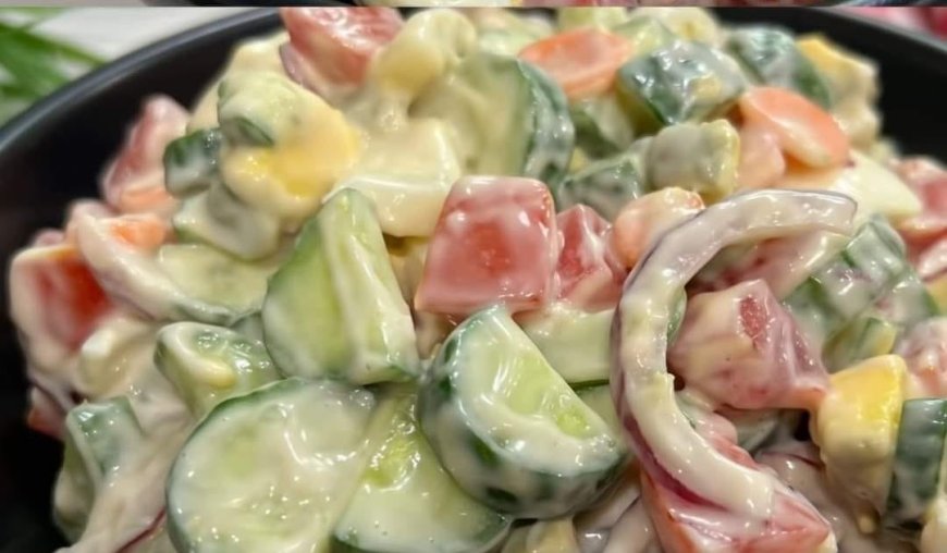 Classic Creamy Pea Salad