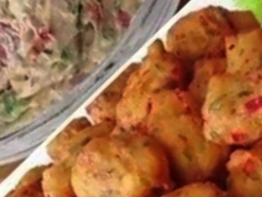 Beignets avec fromage de légumes