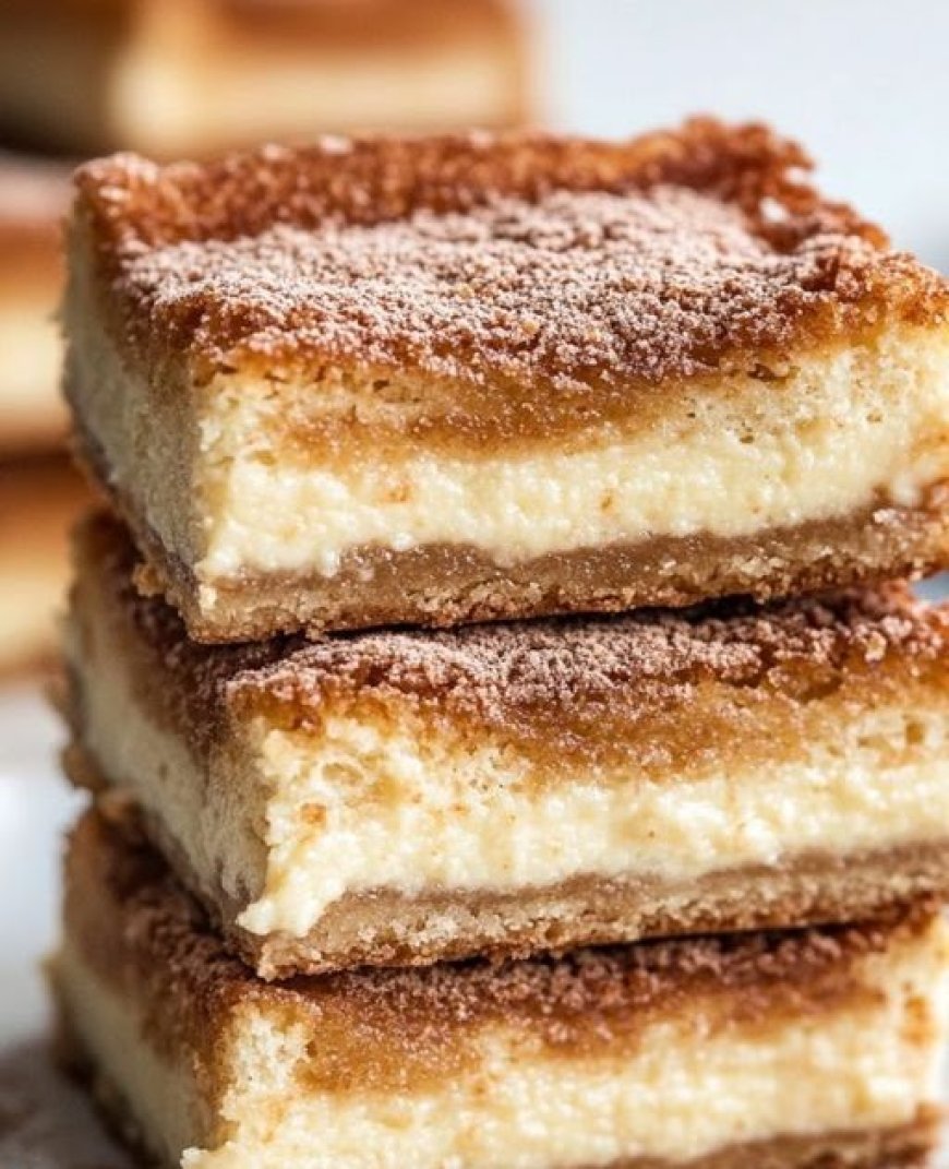 Churro Cheesecake Bars