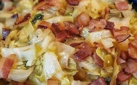 Sautéed Cabbage with Bacon