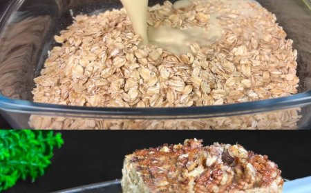 Baked Oatmeal with Apple, Banana