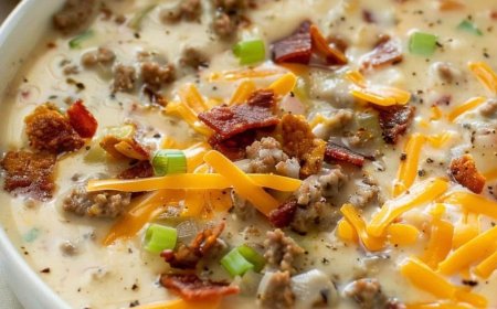 Creamy Cheeseburger Soup