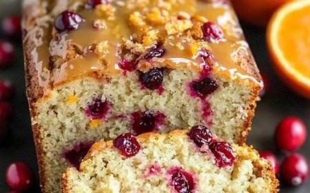 Cranberry Orange Loaf Cake
