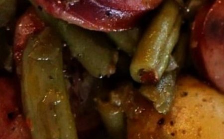 Smoked Sausage and Cheese Potato Casserole