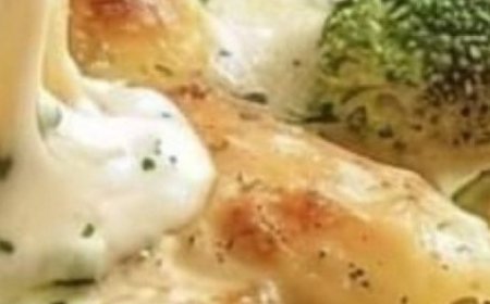 Creamy Broccoli and Chicken Pasta Bake