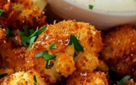 Golden Crispy Cauliflower Bites