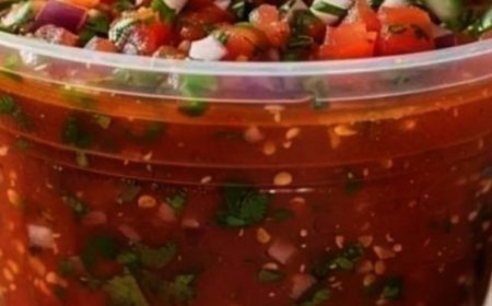 The most delicious homemade salsa ever.