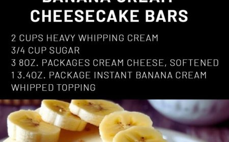 BANANA CREAM CHEESECAKE BARS