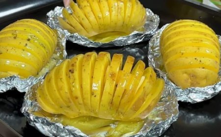 Garlic and Herb Baked Potatoes