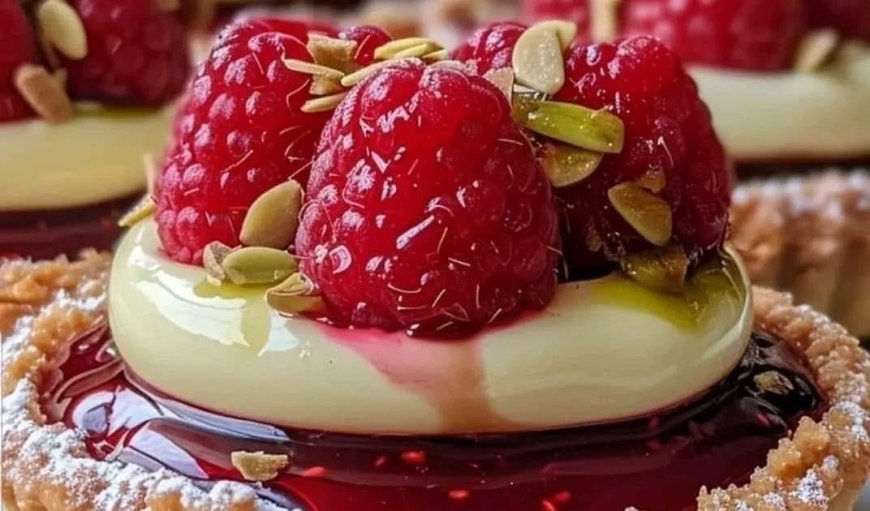 Raspberry White Chocolate Tarts Recipe