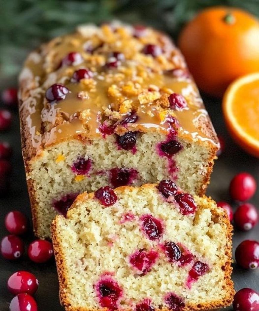 Cranberry Orange Loaf Cake