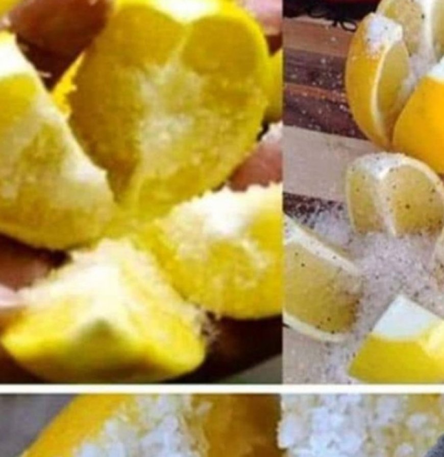 Cut a Lemon in Half and Place it in Your Room: The Hidden Benefits of Salt and Lemon