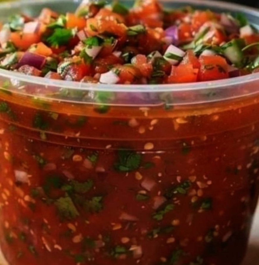The most delicious homemade salsa ever.