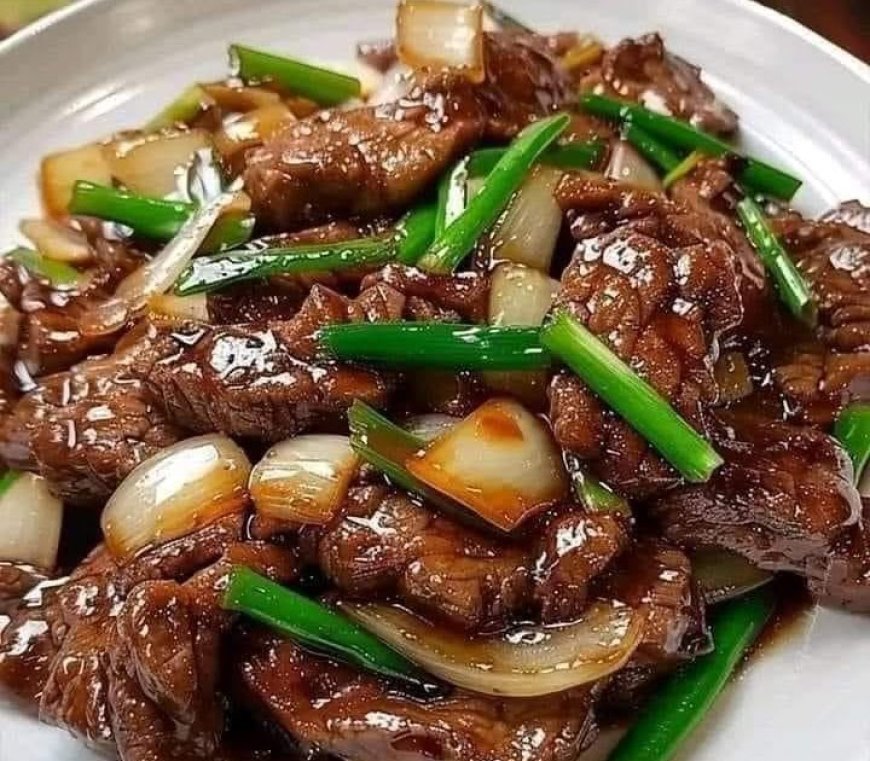 Chinese Beef and Onion Stir Fry