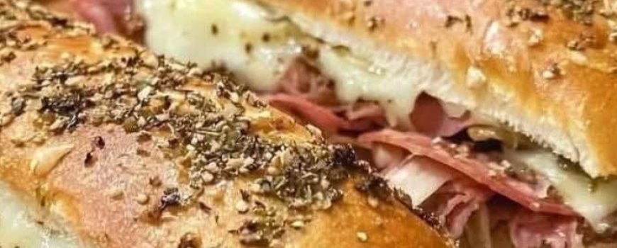 Giant Muffaletta Italian Sandwich