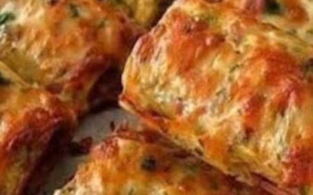 Potato Rolls with Chicken