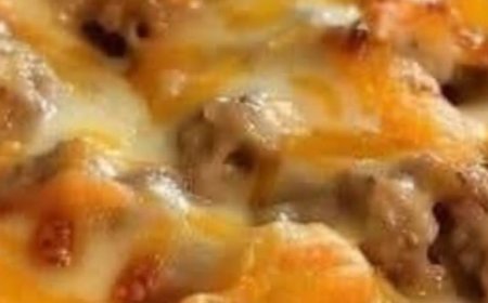 Cheesy Hamburger Potato Casserole