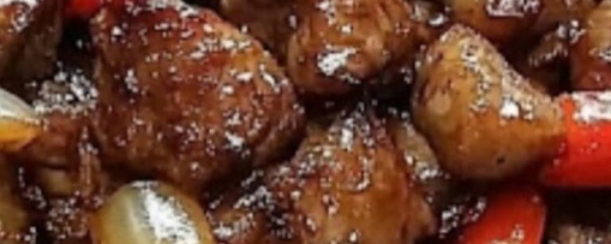 Sizzling Chinese Pepper Steak with Onions