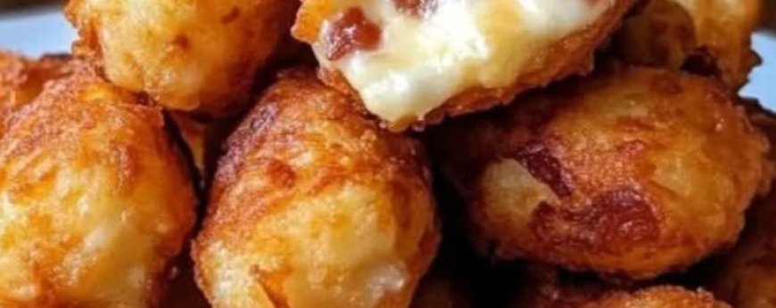 Bacon and Cheese-Stuffed Tater Tots