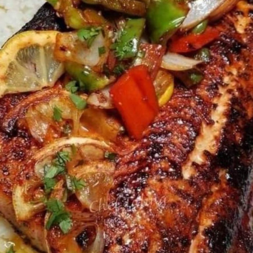 jerk lemon pepper salmon
