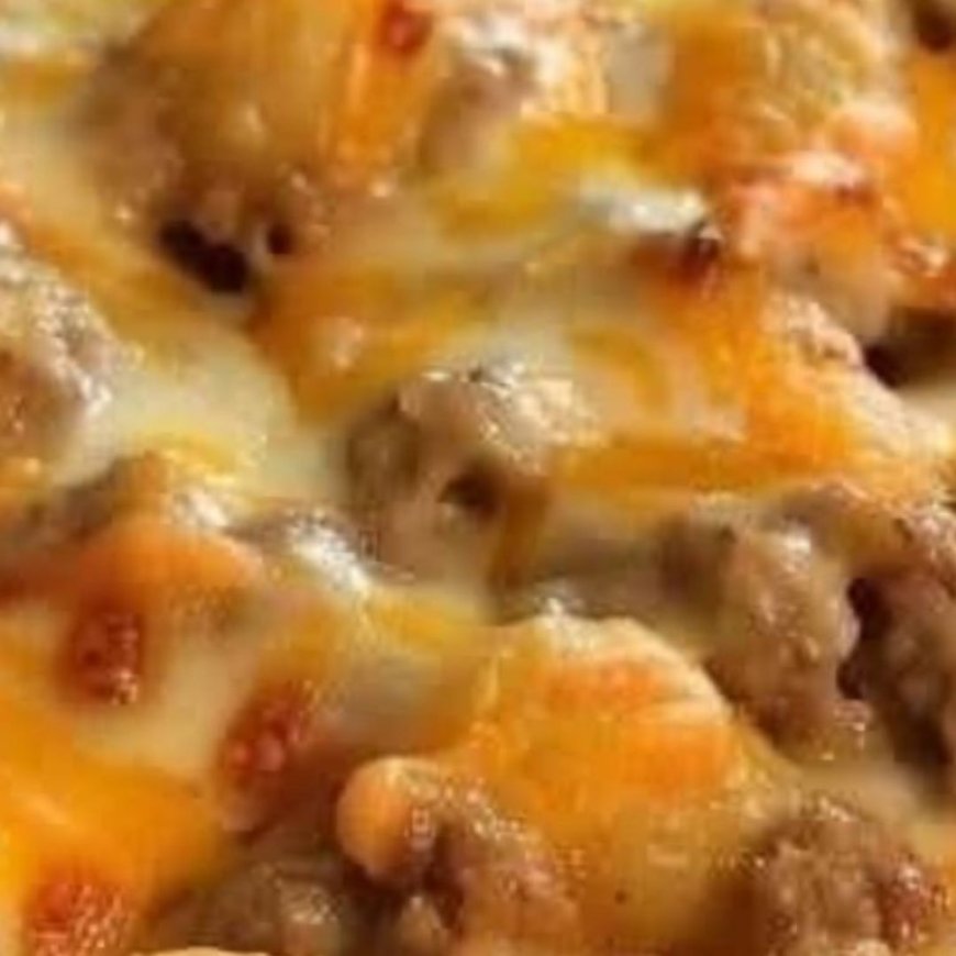 Cheesy Hamburger Potato Casserole