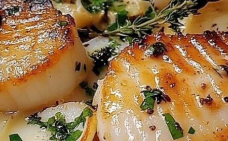 Garlic Butter Seared Scallops Recipe