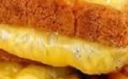 THE BEST AIR FRYER GRILLED CHEESE SANDWICH