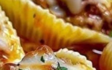 Creamy Ricotta Beef Stuffed Shells